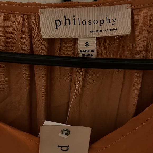PHILOSOPHY Silk Top Size S/M main image 1